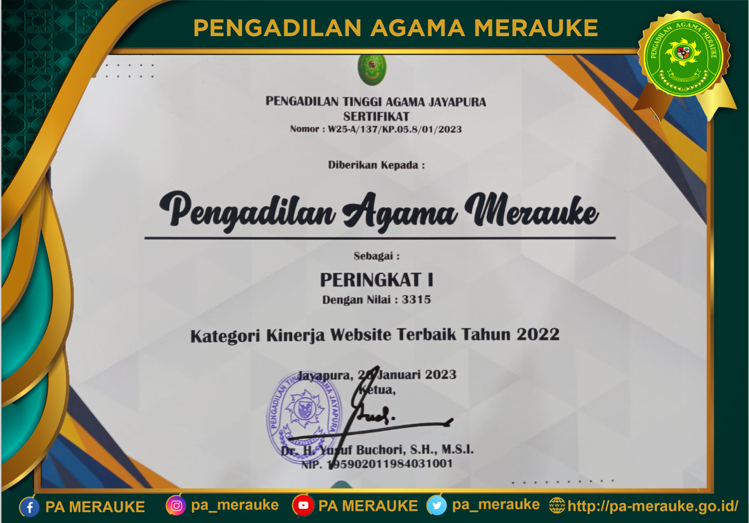 Peringkat 1 Website 2022