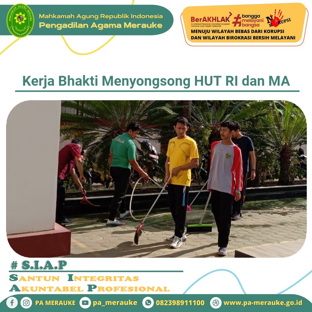 Kerjabhakti HUT RI MA 3