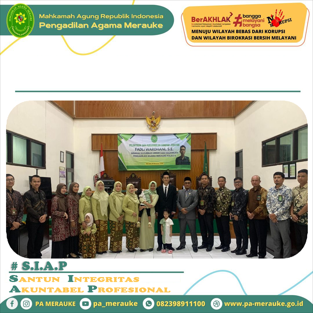 pelantikan kasubag 3